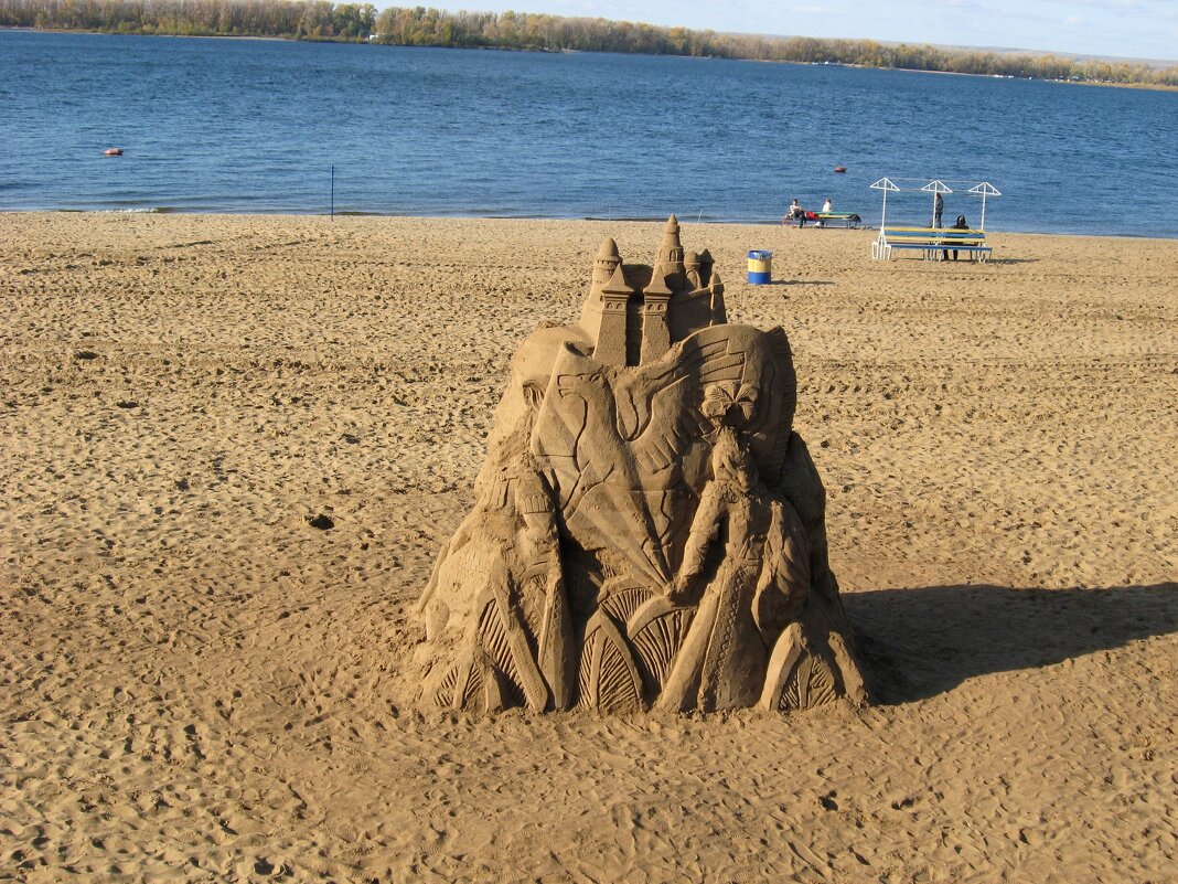Скульптура из песка - Надежда 