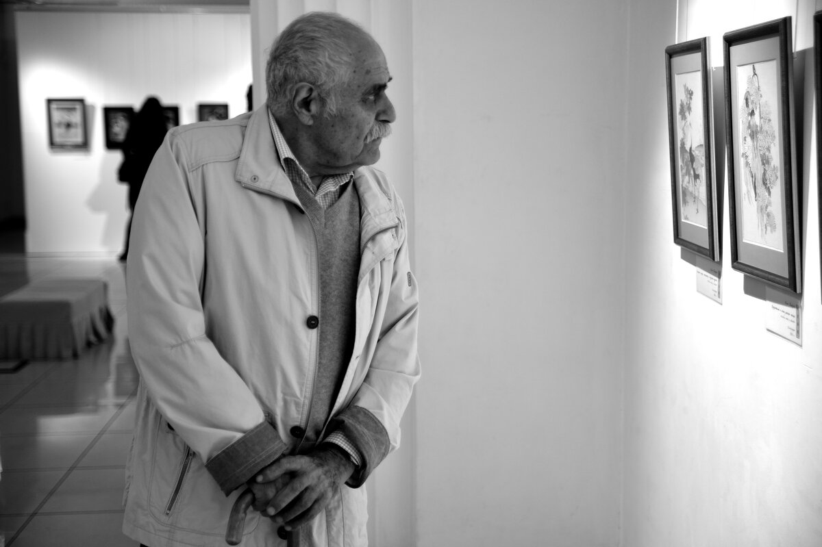Легендарный скульптор Вардкес Авакян на выставке "Японская графика" - Анатолий ...