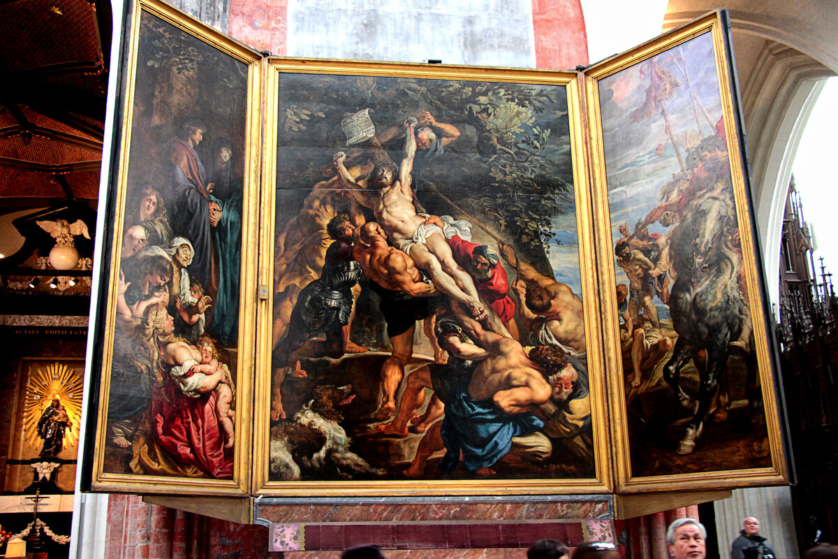 Триптих Рубенса «Воздвижение Креста Господня» в Соборе Антверпенской Богоматери - Nina Karyuk