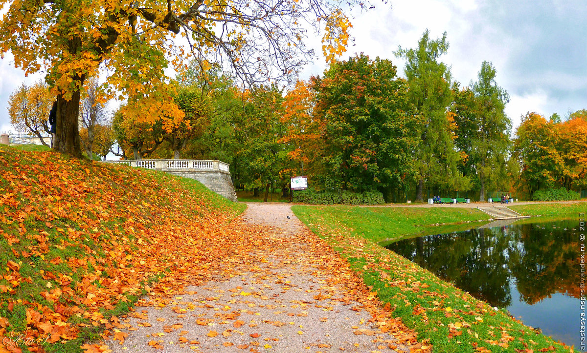 Осенний парковый пейзаж - Анастасия Белякова