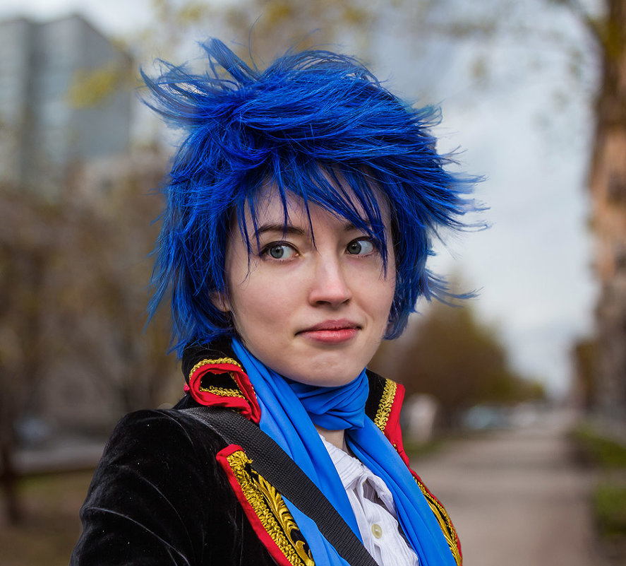 Девочка с голубыми волосами - Nn semonov_nn