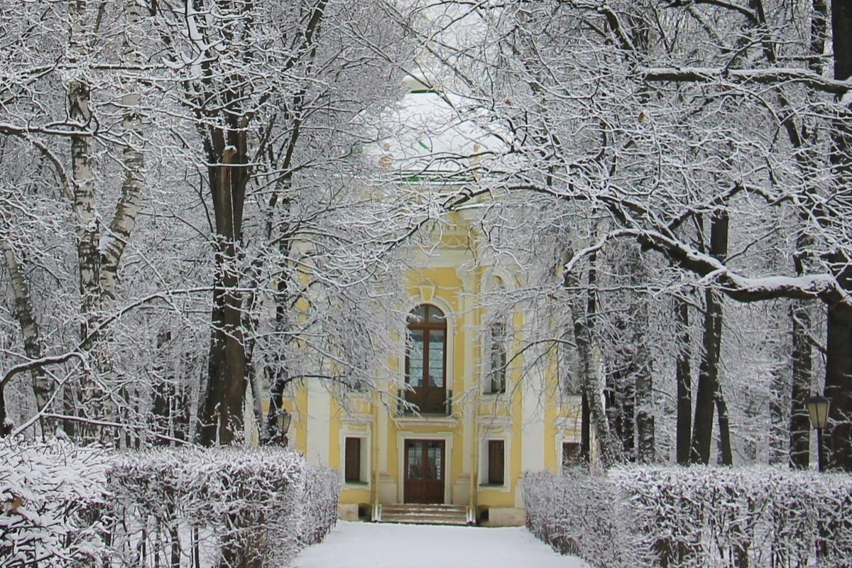 ЗИМНИЙ ДЕНЬ В УСАДЬБЕ КУСКОВО - Валентина 