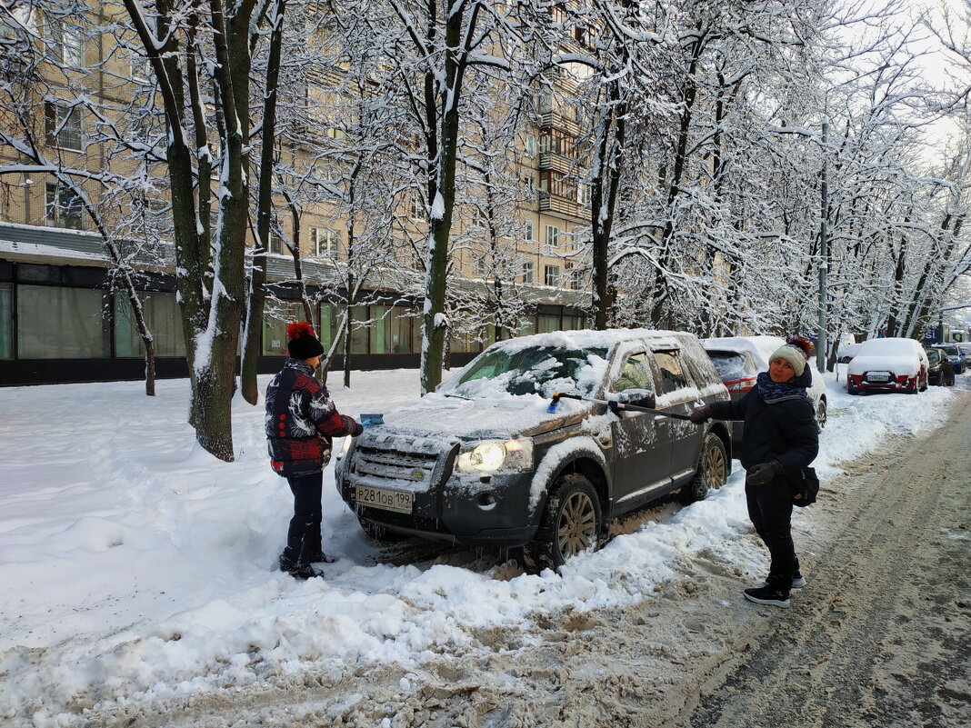 Москва после снегопада - Андрей Лукьянов