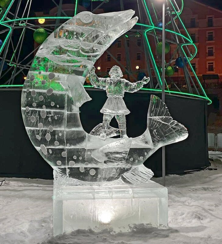 Скульптура из льда " Калевала" - Galina Solovova