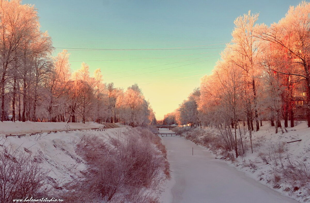 Морозное утро на Малоневском канале - Игорь Корф