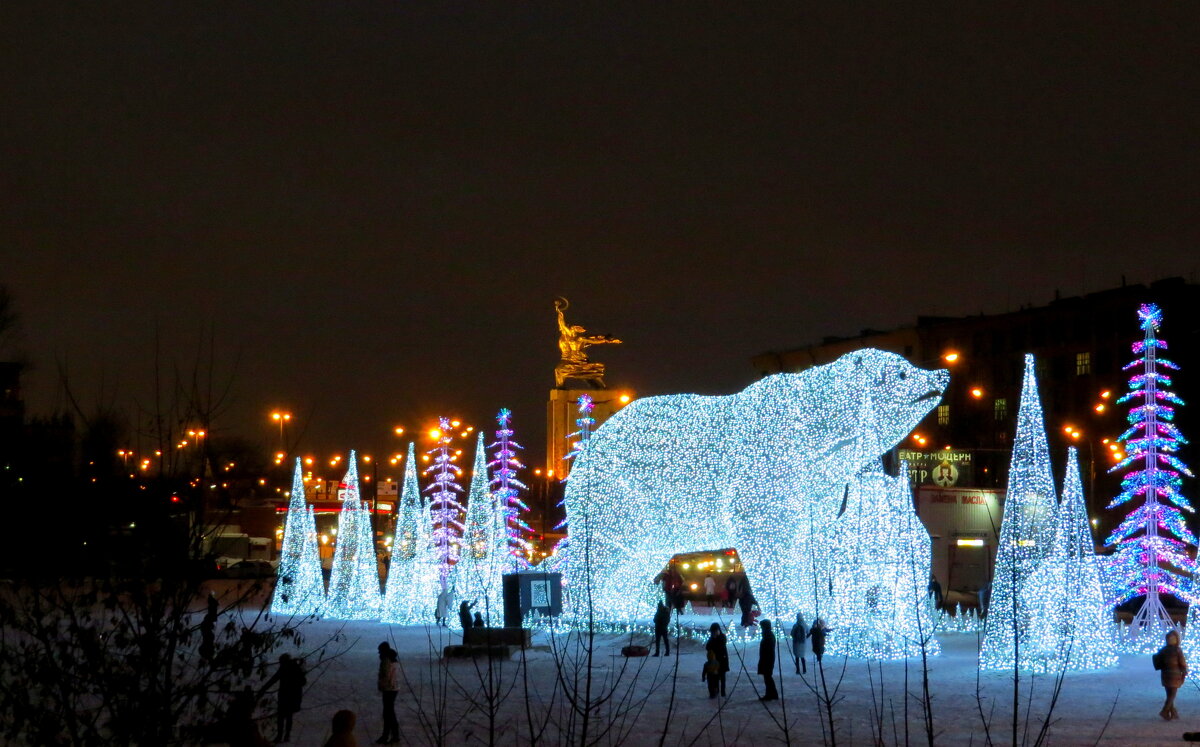 Белые медведи снова в Ростокино. Москва. - Елен@Ёлочка К.Е.Т.