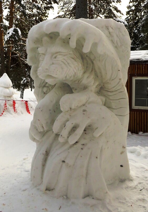 Скульптура из снега - Андрей Снегерёв
