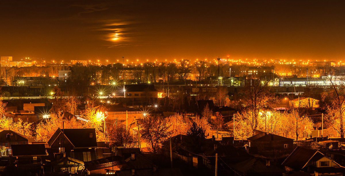 Ночной пейзаж - Сергей Комаров