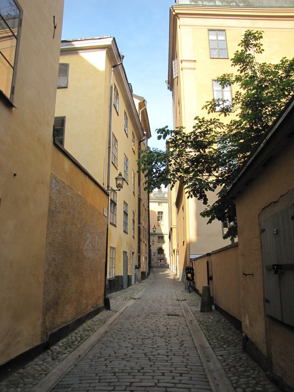 Улочка в старой части Стокгольма - Ольга Иргит