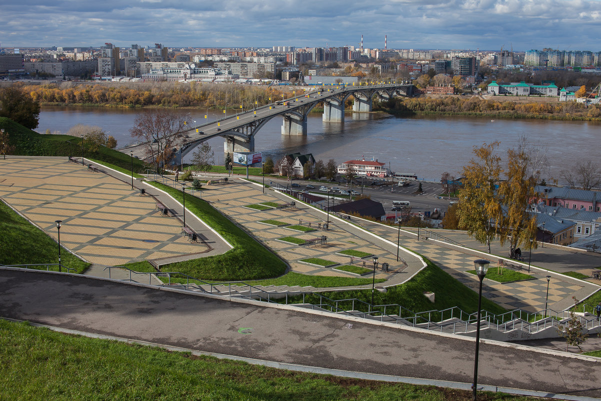 Н.Новгород. Набережная Федоровского. Канавинский мост. - Максим Баранцев