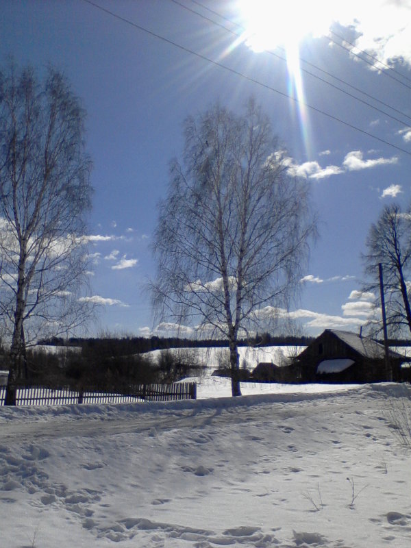 Зимний пейзаж - Вика Мальцева