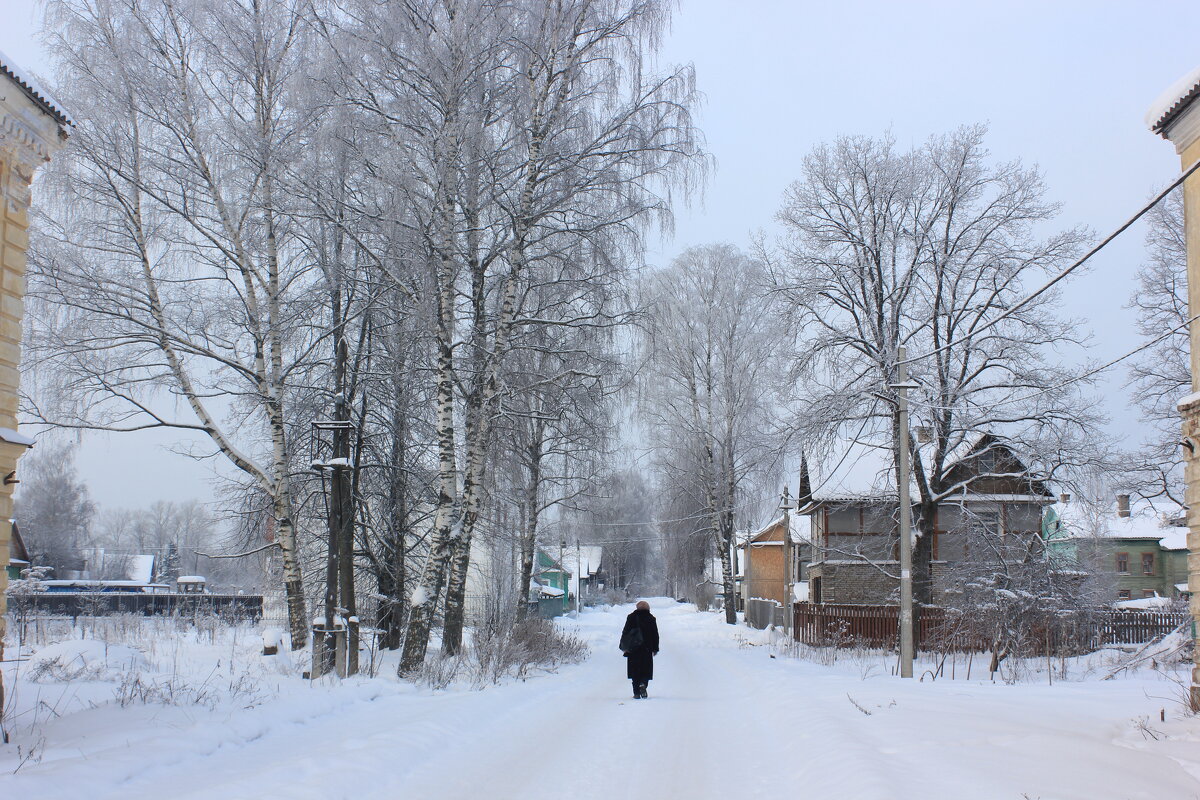 зима на улицах города - Сергей Кочнев