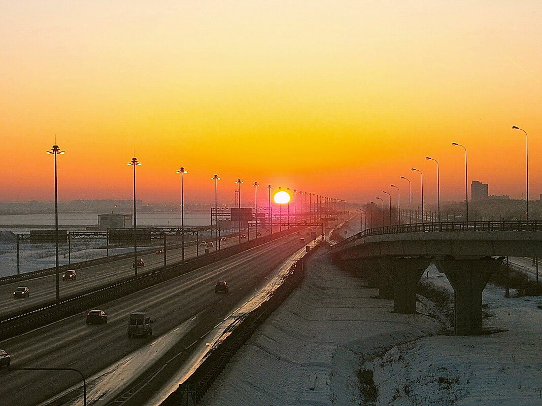 Закат над ЗСД. - Лия ☼