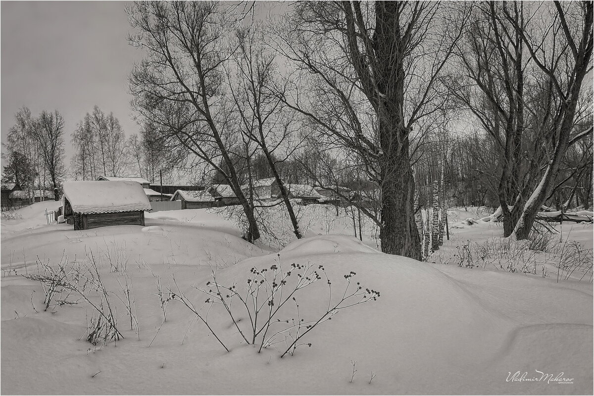 "По глубокому снегу"© - Владимир Макаров