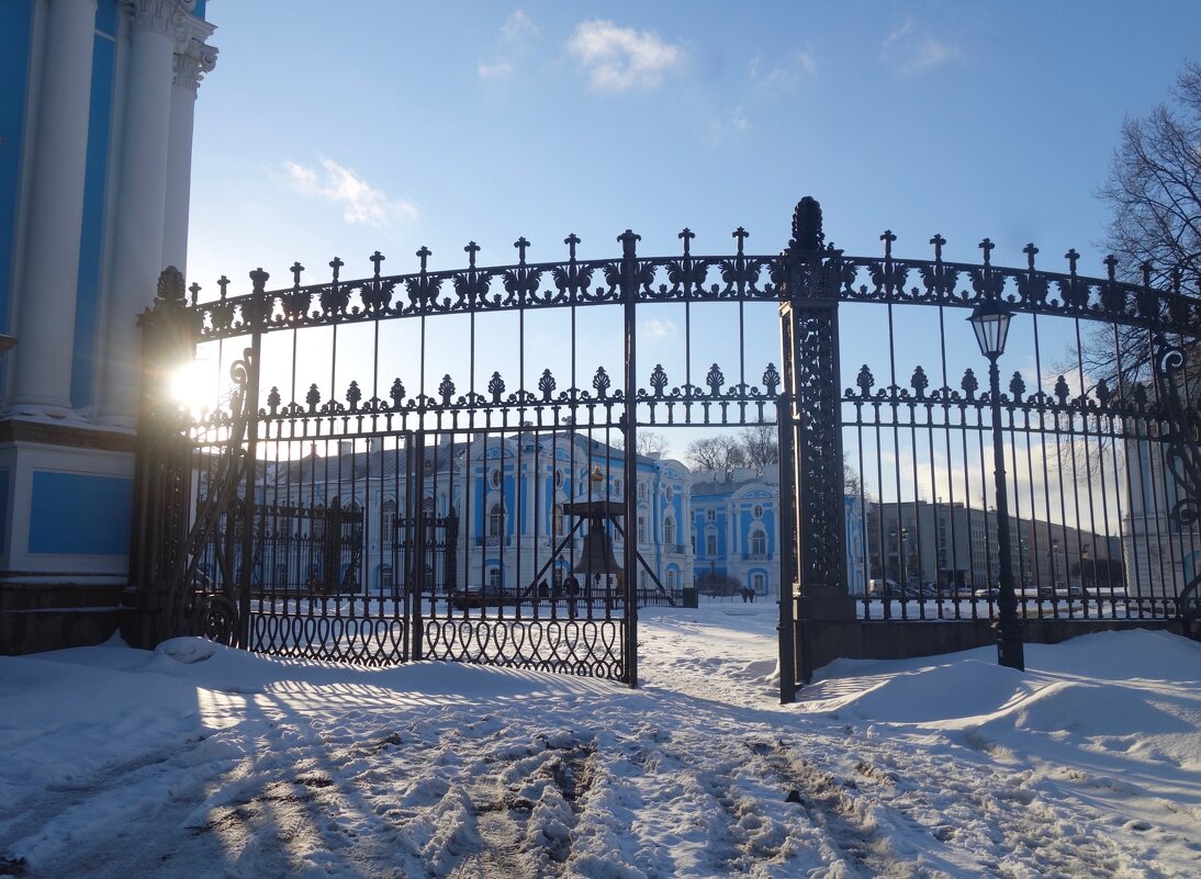 ограда Смольного собора - Елена 