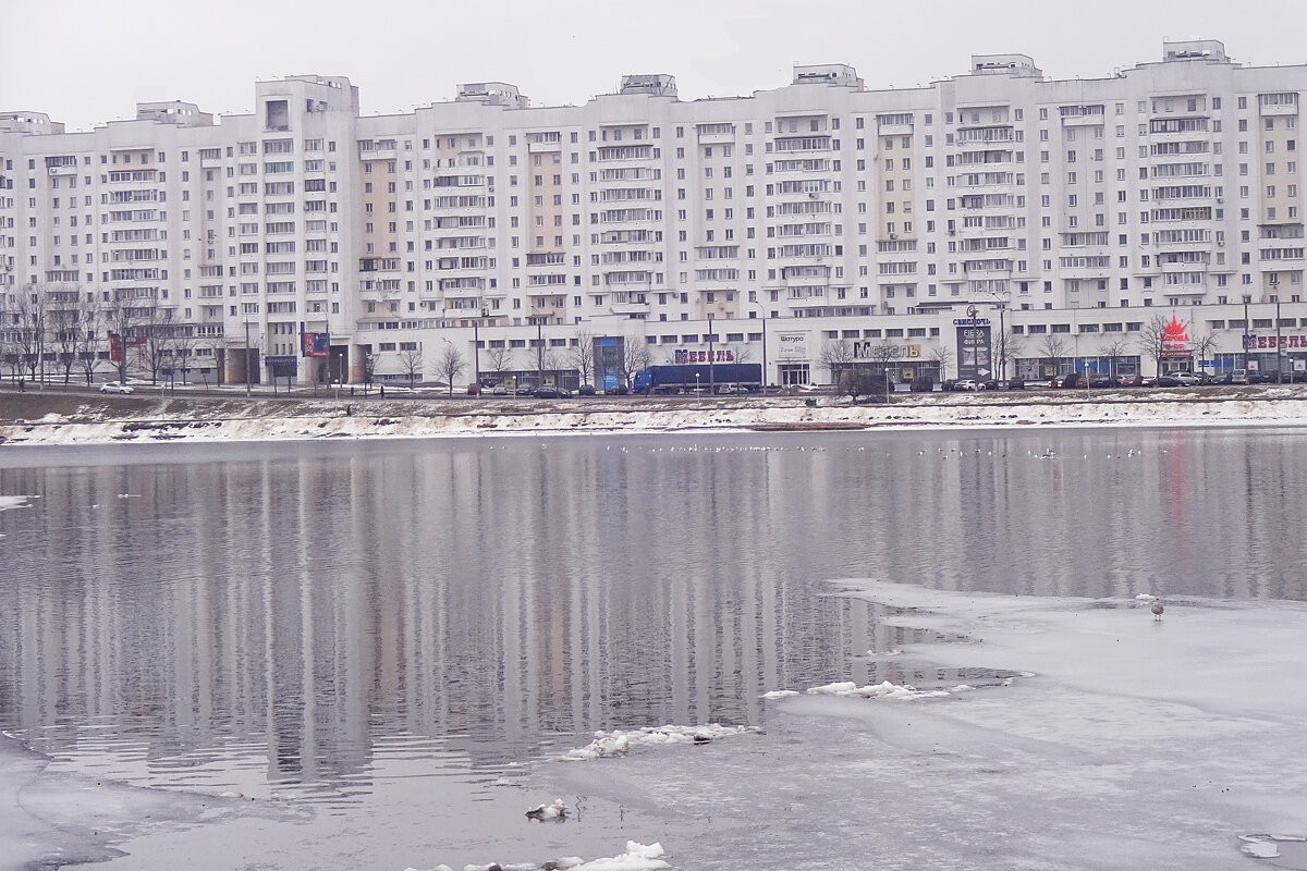 Тёплый февраль. Минск - река Свислочь. - tamara 