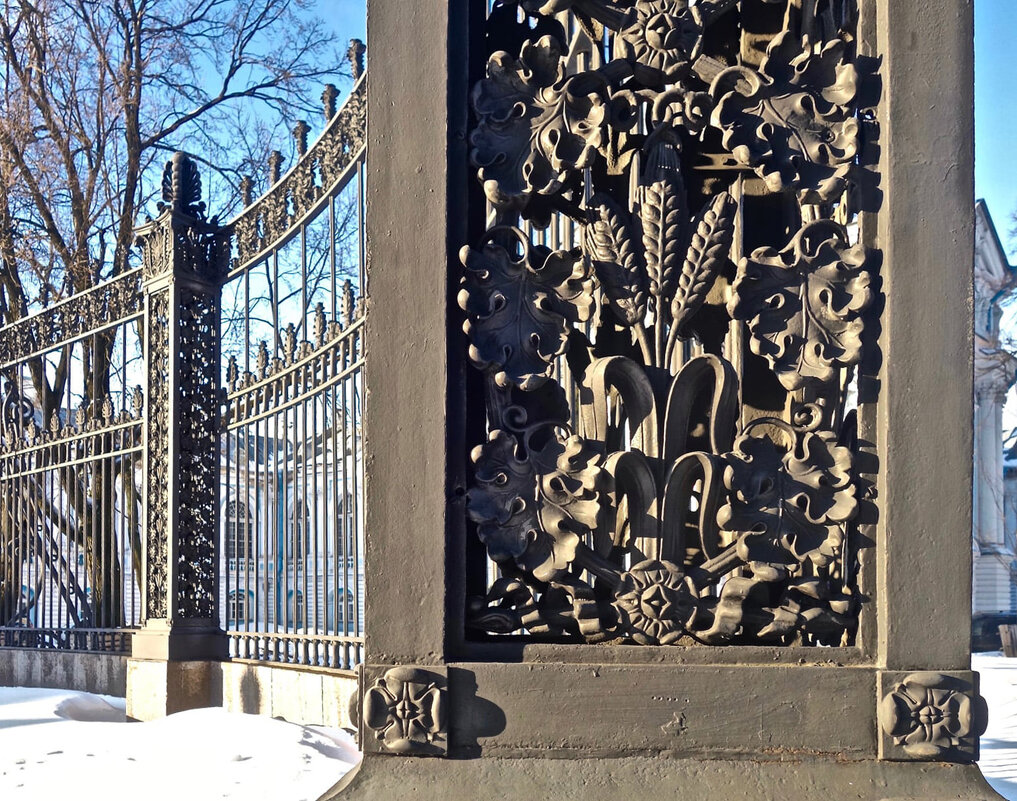 ограда Смольного собора - Елена 