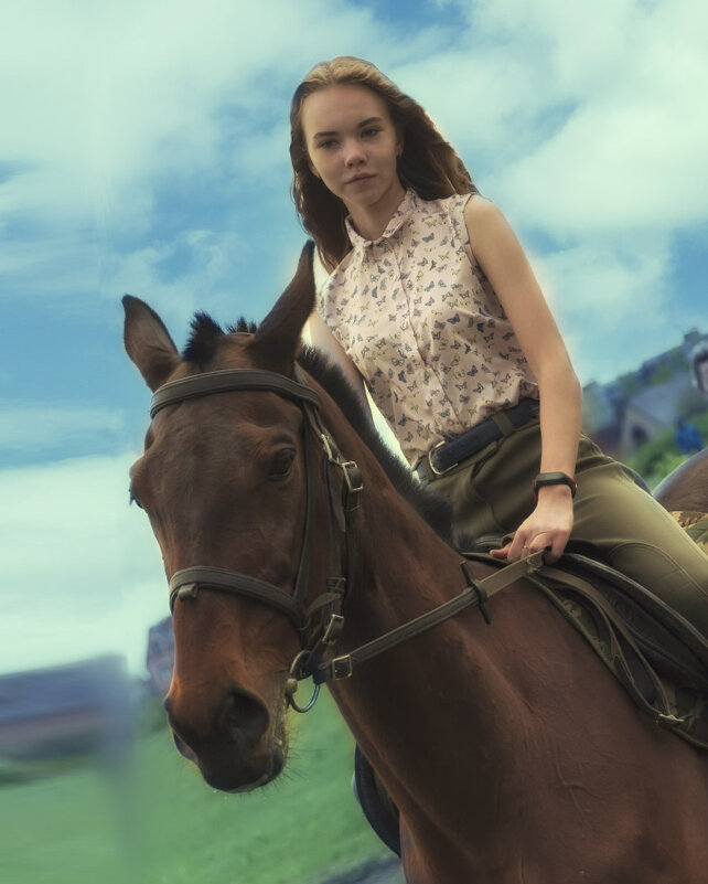 Девушка на лошади - Леонид Соснин