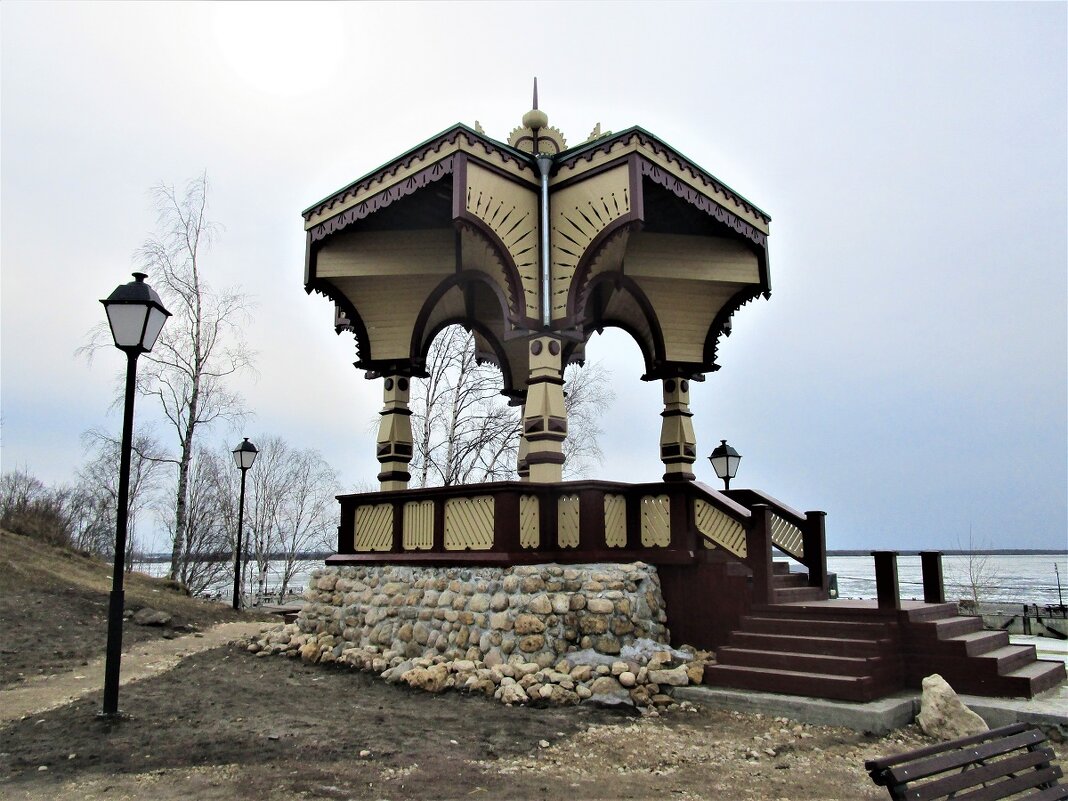 Беседка Александра Грина / Голицинская беседка. г.Архангельск - ЛЮДМИЛА 