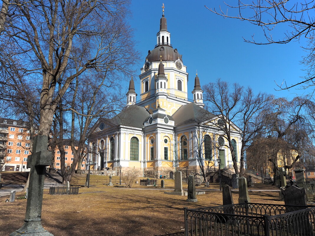 Церковь Katarina kyrka Стокгольм Швеция - wea *