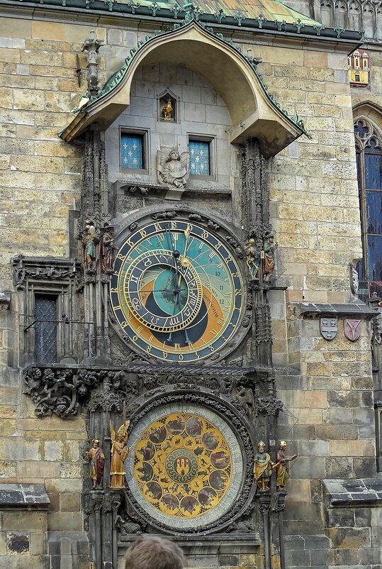 Часы на башне Староместской площади в Праге - Любовь Зинченко 