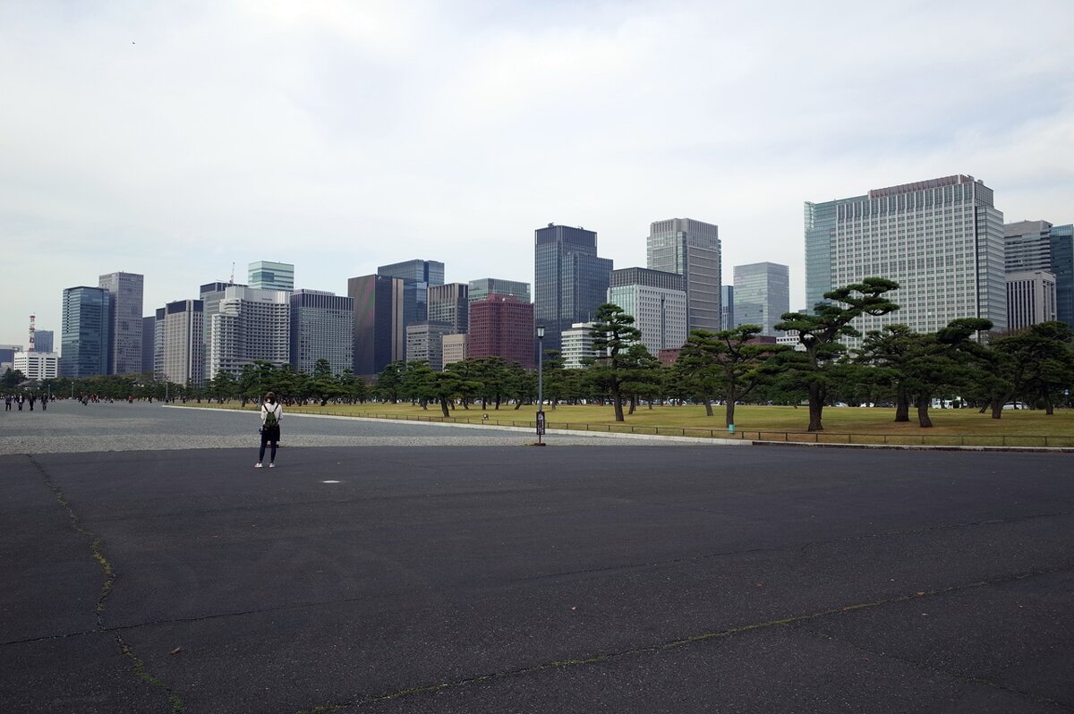 Панорама района Маруноути Токио Япония - wea *