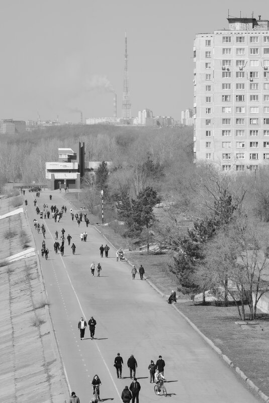 Омск. Набережная Тухачевского. - Семён Журавлёв