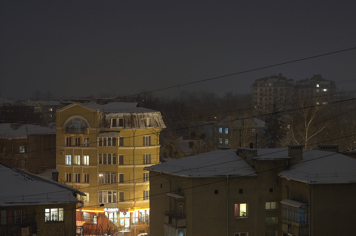 Зимний город Ивано-Франковск - Андрей Боб