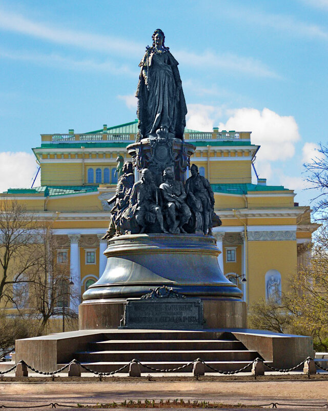 Памятник Екатерине Второй в СПБ - Стальбаум Юрий 