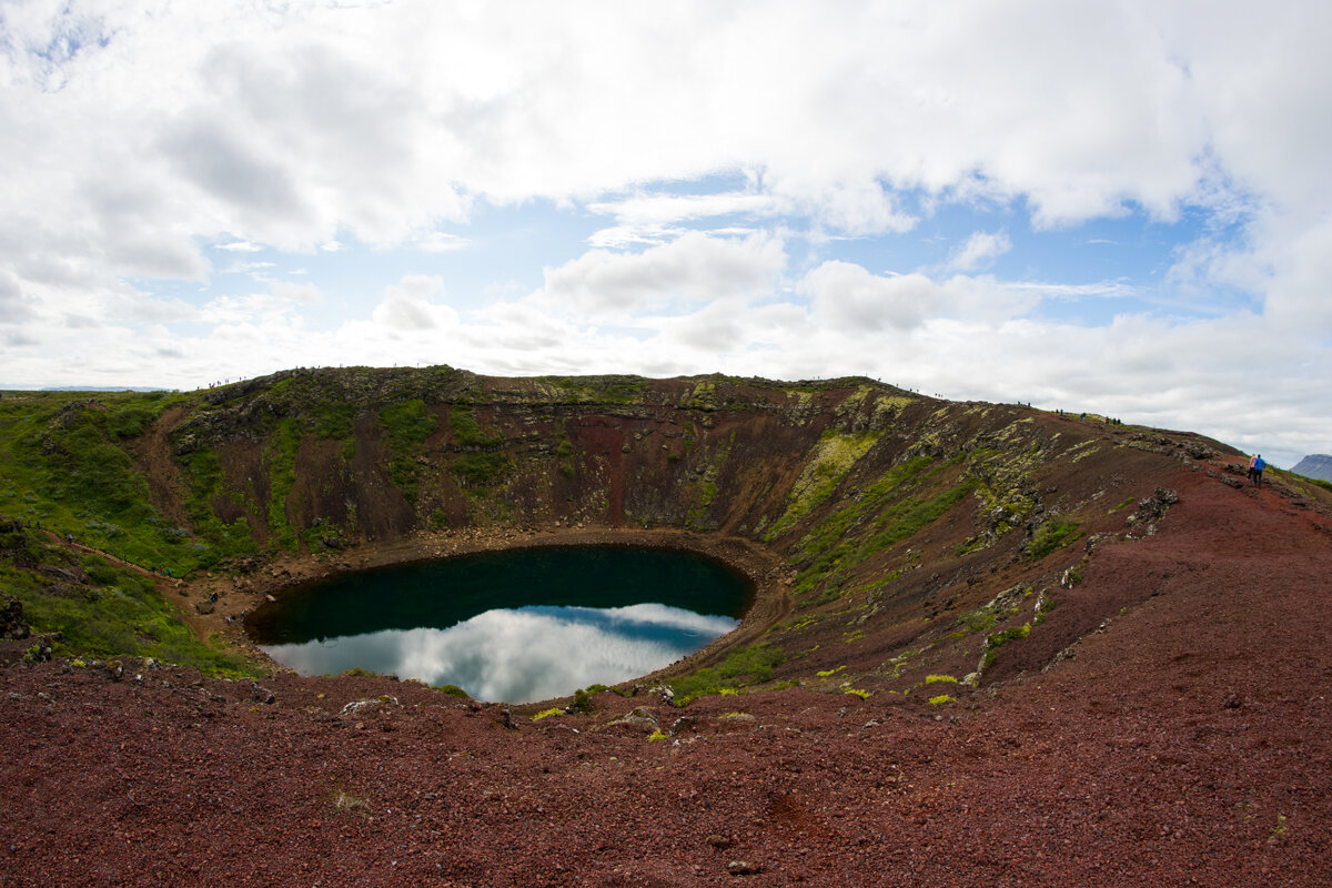 Вулканический кратер, Исландия - Евгений {K}