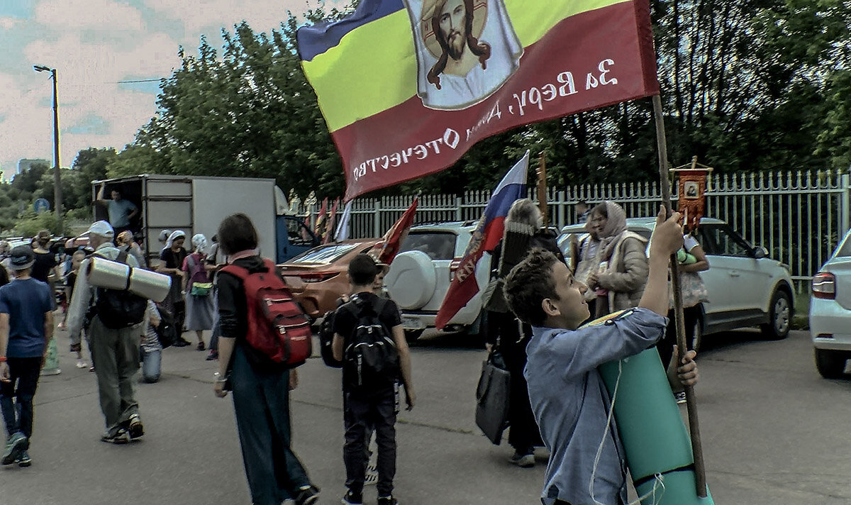 Крестный ход из Мытищ в Троице-Сергиеву лавру 15 июля 2022 года - Игорь Олегович Кравченко