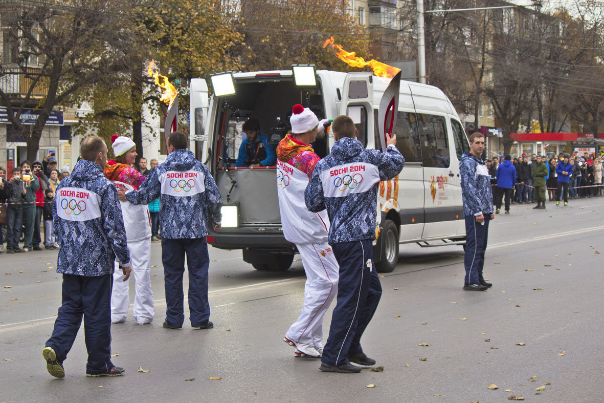 Олимпийский огонь в Рязани 15 октября 2013 - Svetlana Sneg