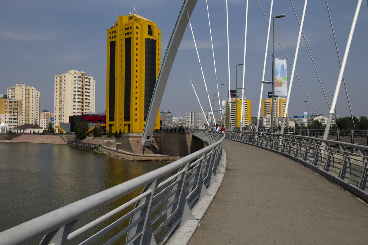 Мост через реку  Ишим(Астана) - александр варламов