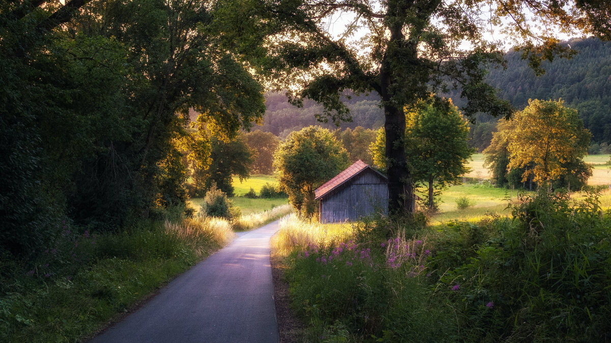 Германия. Kämmerzell. Ландшафт - Олег Зак