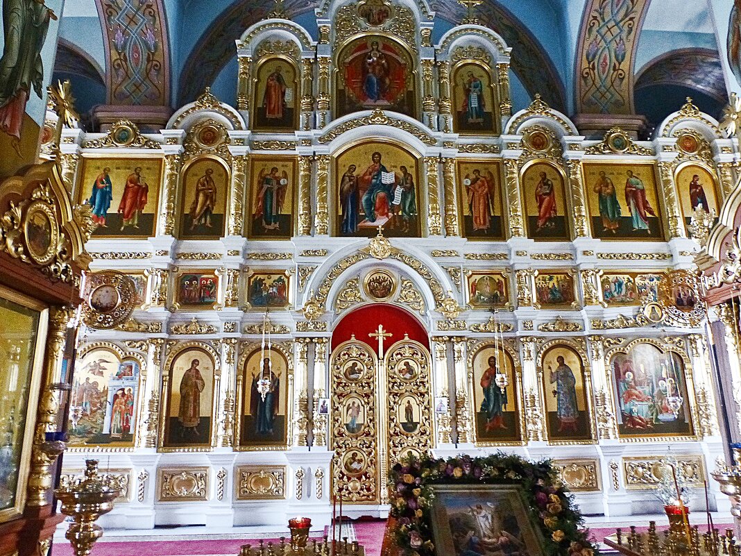 Иконостас собора Георгия Победоносца в Чайковском - Лидия Бусурина