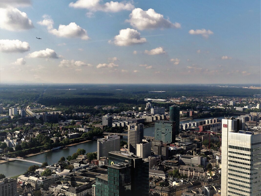 Франкфурт с высоты птичьего полёта - Владимир Манкер