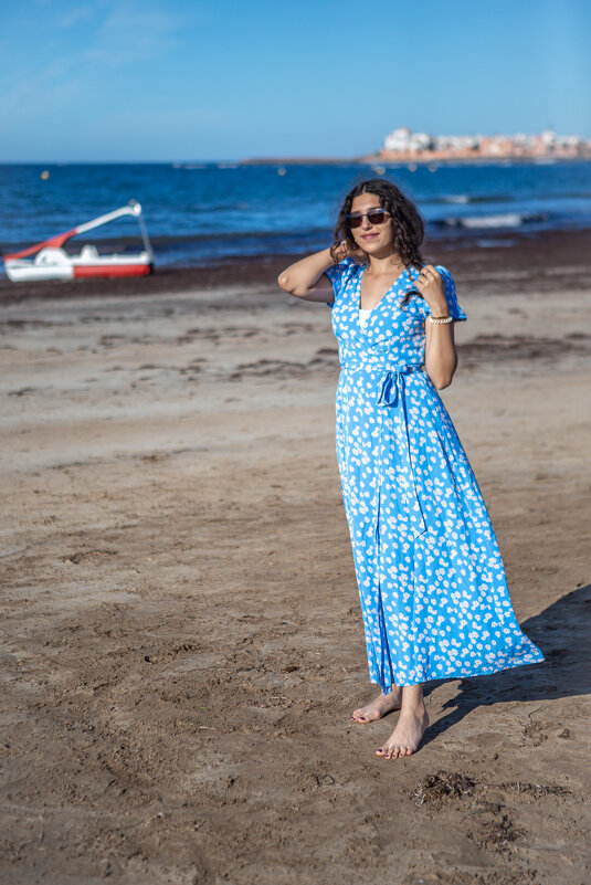 Голубое платье - Светлана marokkanka