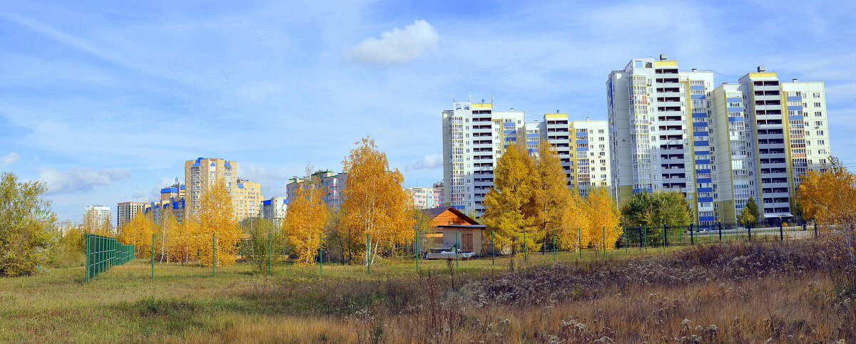 Золотая осень в городе. - Анатолий Анищик