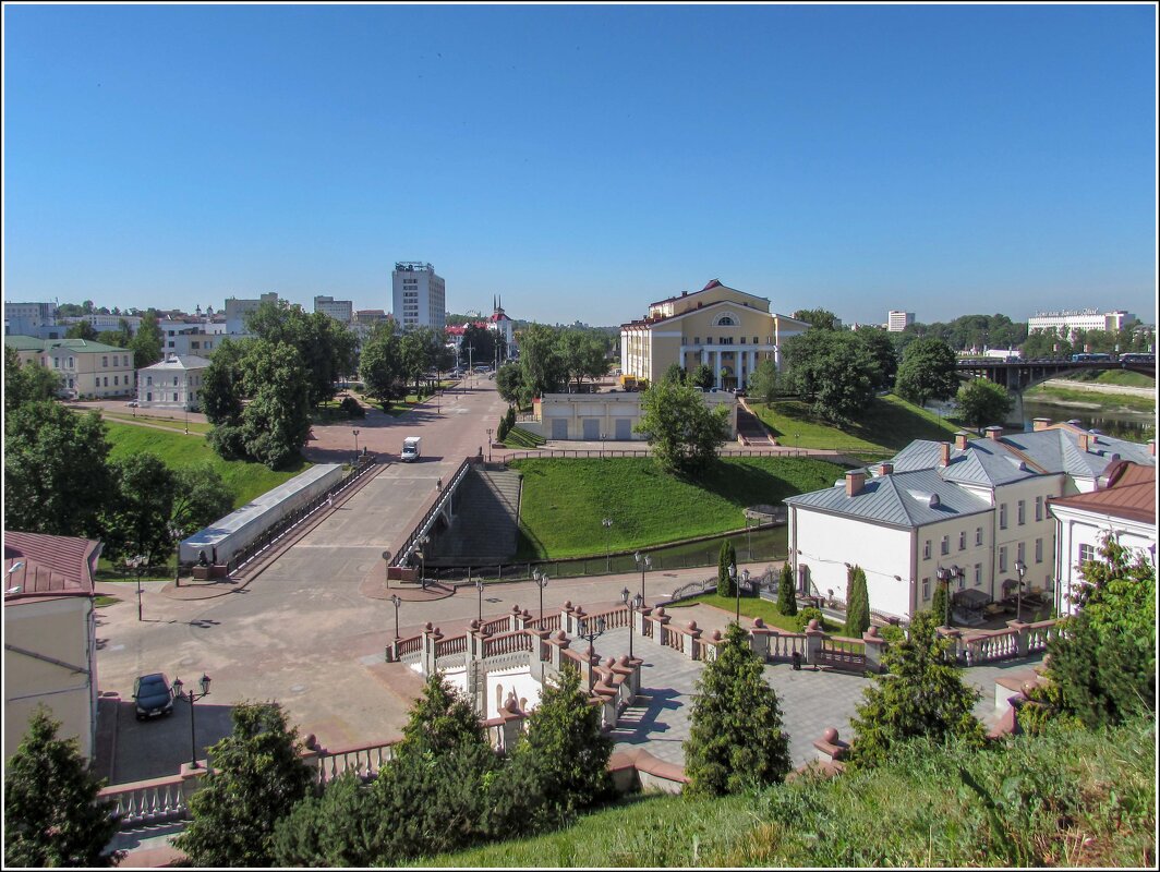 Городской пейзаж в Витебске. - Любовь Зинченко 