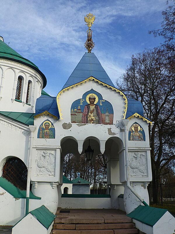 Крыльцо Феодоровского собора в Царском Селе - Лидия Бусурина
