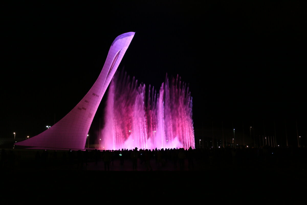 Шоу фонтанов в Олимпийском парке - Ольга 