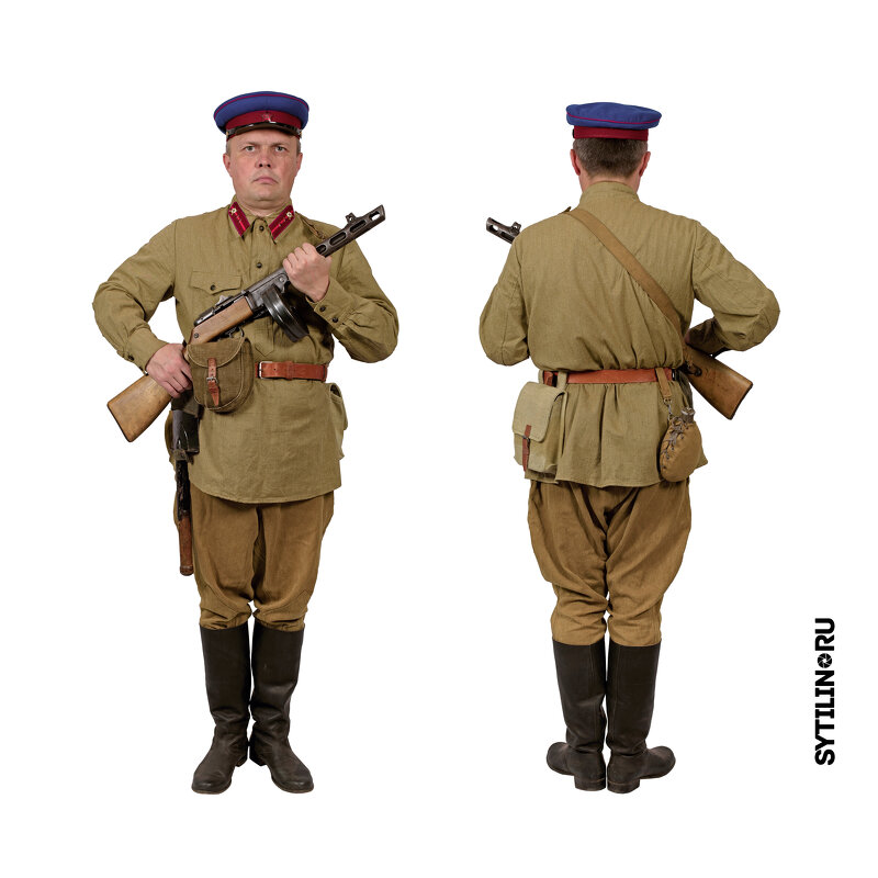 Форма сержанта 10-ой стрелковой дивизии НКВД, периода ВОВ. Изолировано на белом. - Павел Сытилин
