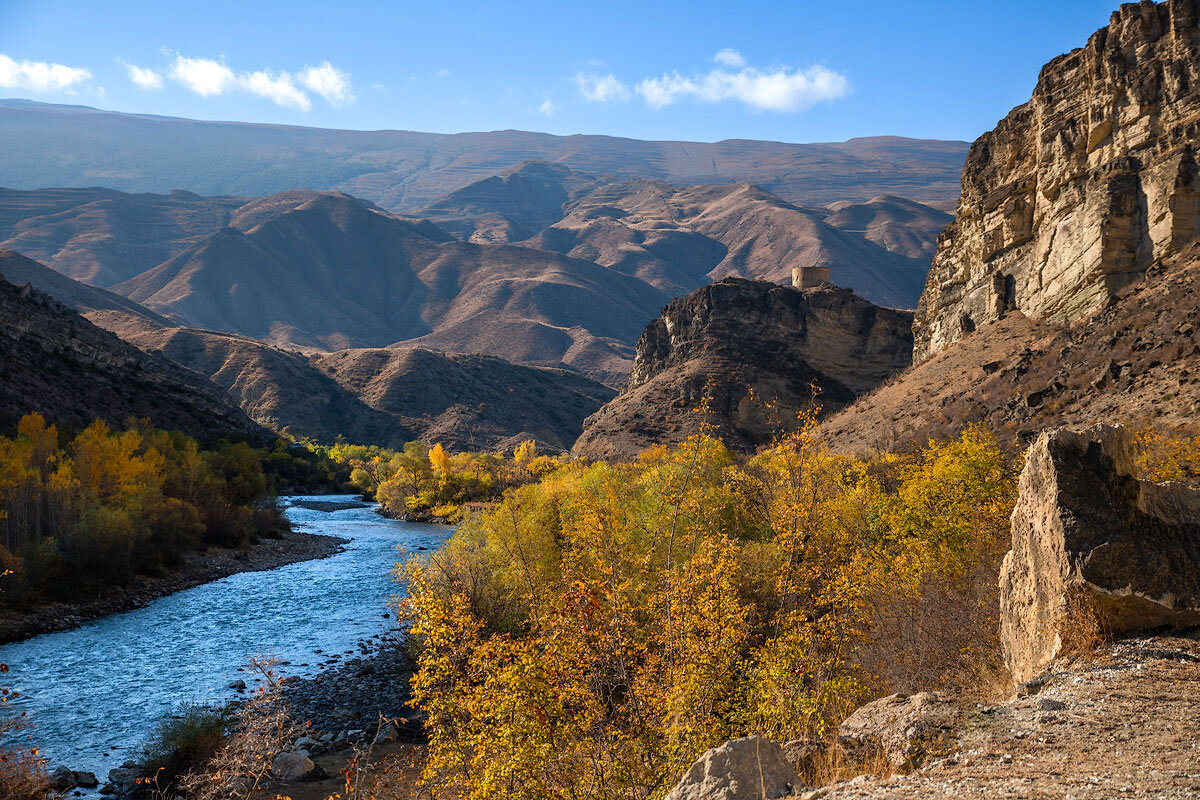 Гунибское водохранилище Дагестан