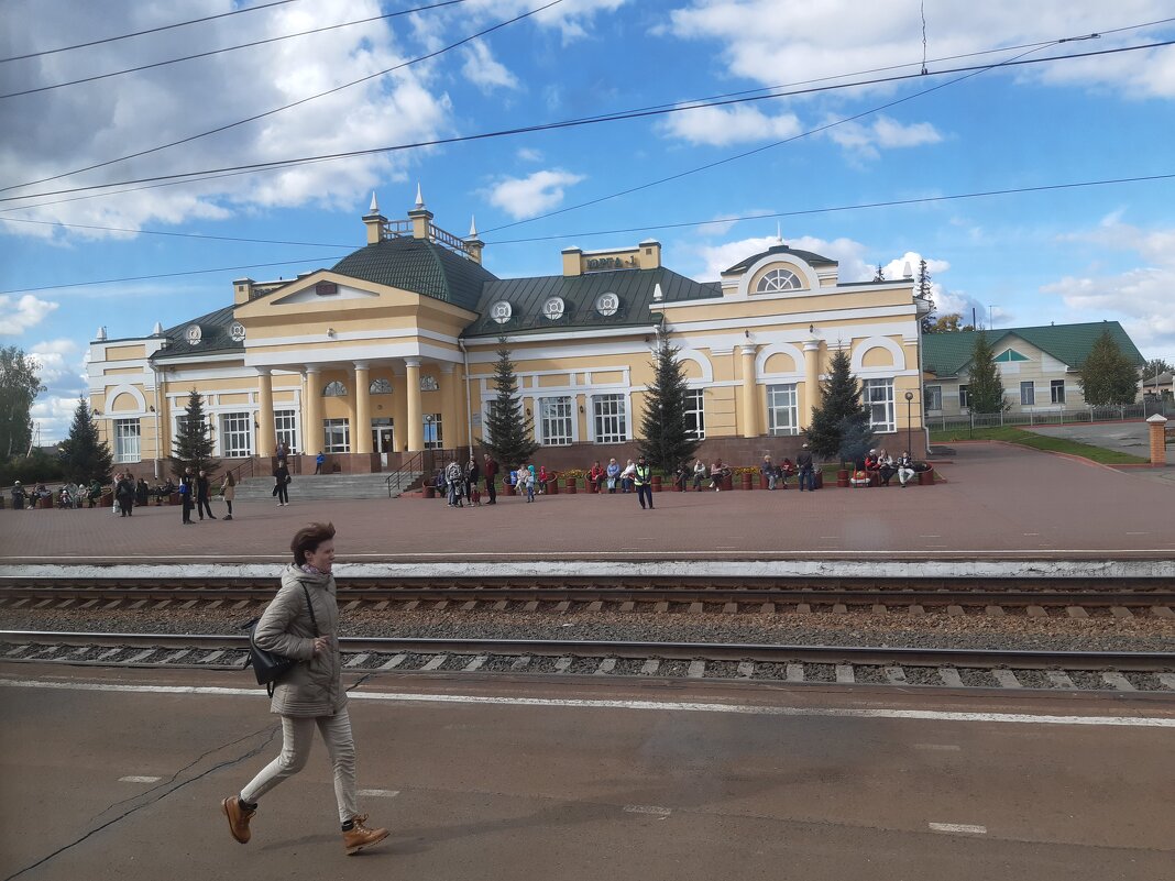 Фрагменты путешествия на поезде  из Новосибирска в Ангарск - Галина Минчук
