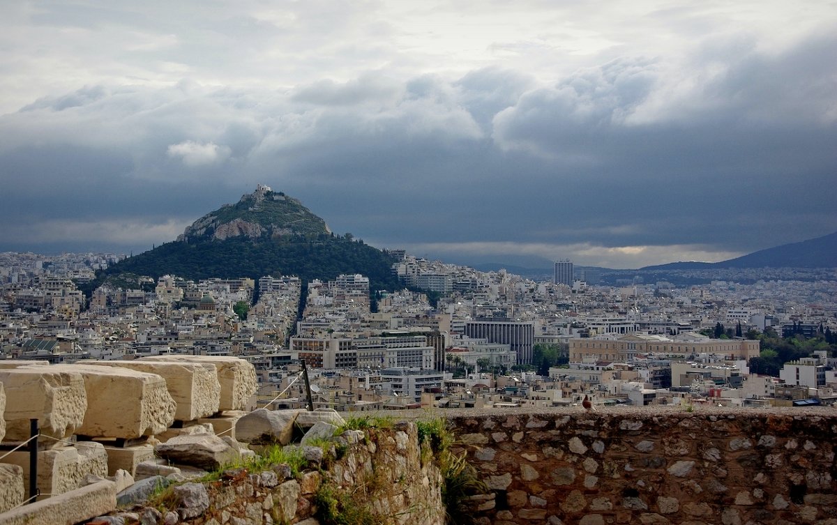 Вид на Афины с Акрополя - Михаил Рогожин