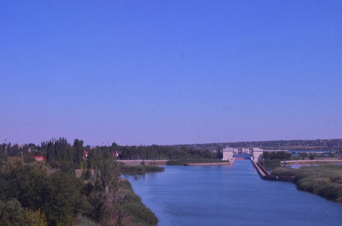 Вид на шлюзы Волго-Донского канала - Александр Рыжов