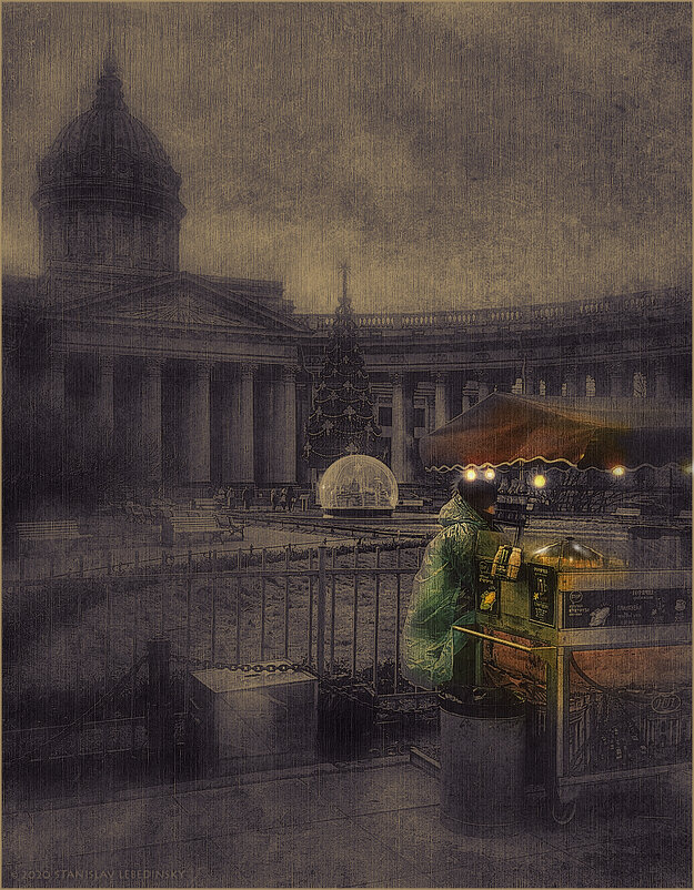 My magic Petersburg_03580_Невский проспект, Казанский собор - Станислав Лебединский