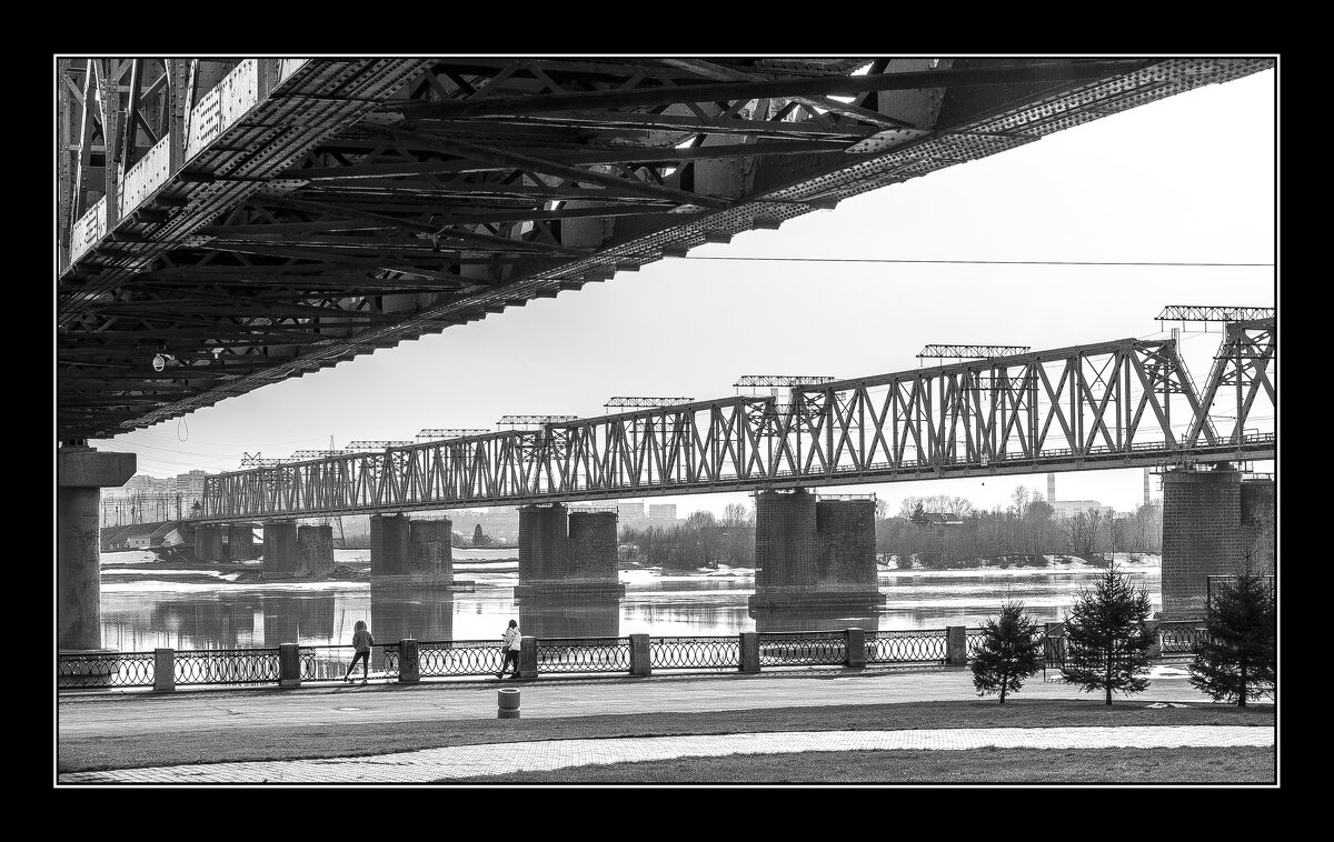Мост через реку Обь - Николай Андреев
