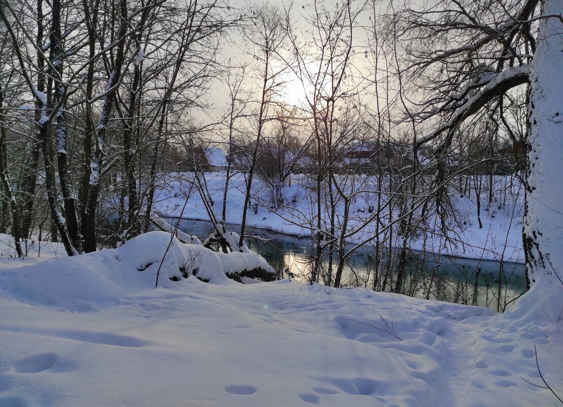 Зимний пейзаж - Ната Волга