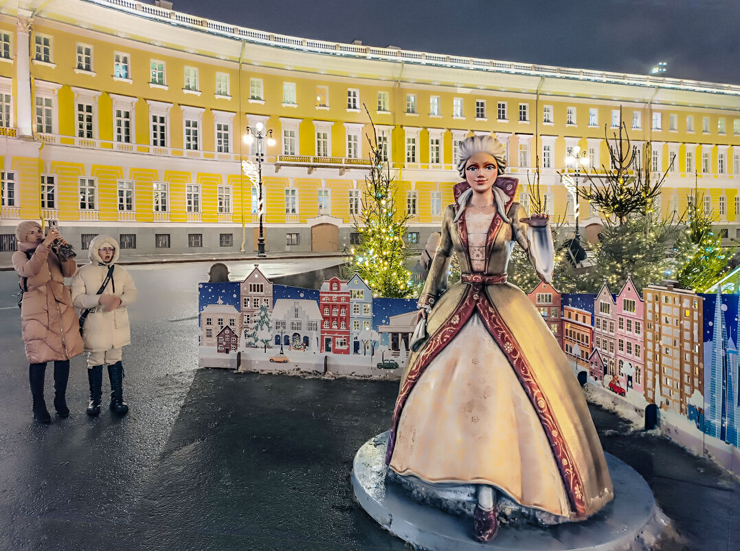 Новогодние заманушки на Дворцовой площади в СПБ - Стальбаум Юрий 